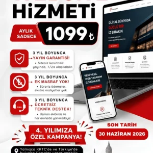 KAMPANYA: KURUMSAL WEBSİTE HİZMETİ (3 YIL)