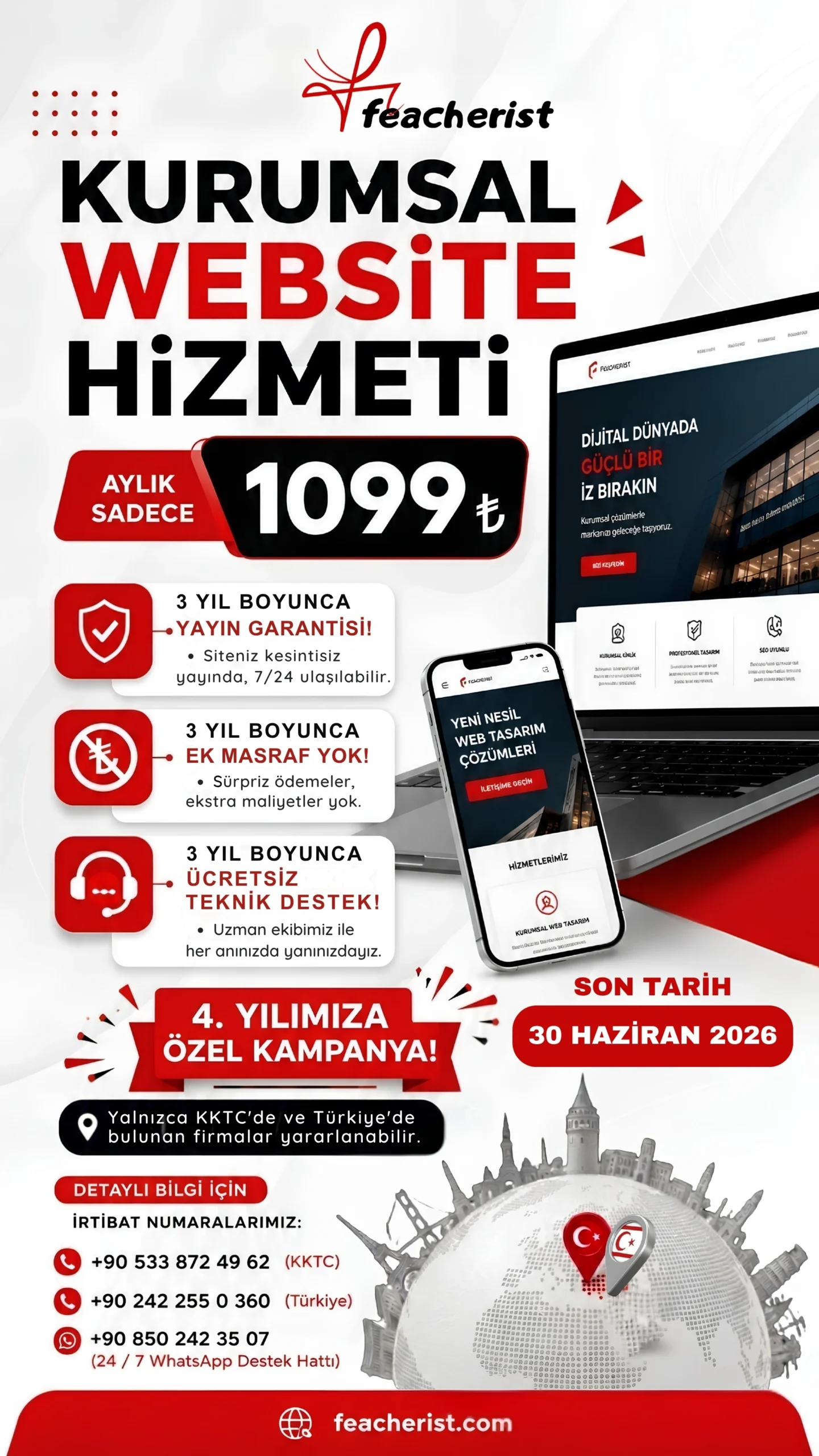 KAMPANYA: KURUMSAL WEBSİTE HİZMETİ (3 YIL)